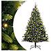 Albero di Natale Artificiale a Cerniera con 300 LED 210 cm - Foto miniatura 1