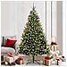 Albero di Natale Artificiale a Cerniera con 300 LED 210 cm - Foto miniatura 2