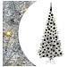 Albero di Natale con 300 LED con supporto Argento 180 cm PET - Foto miniatura 1