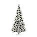 Albero di Natale con 300 LED con supporto Argento 180 cm PET - Foto miniatura 3
