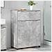 Mobile da Bagno con porta Grigio cemento 72,5 x 36,5 x 100 cm - Foto miniatura 2