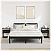 Armadio da Notte con cassetto 2 pcs Rovere nero 40 x 42 x 55 cm - Foto miniatura 4