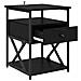 Armadio da Notte con cassetto 2 pcs Rovere nero 40 x 42 x 55 cm - Foto miniatura 5