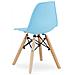 Sedia Valora ZUBI in legno blu dal design ergonomico per la cameretta dei bambini - Foto miniatura 5