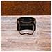 Sgabello Con Cassetti In Legno E Similpelle Marrone 30x30x28h - Foto miniatura 5