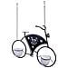 Bicicletta Decorativa In Metallo Con Due Cestini 85x22x98h Cm - Foto miniatura 1
