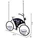 Bicicletta Decorativa In Metallo Con Due Cestini 85x22x98h Cm - Foto miniatura 3
