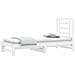 Dormeuse Estraibile Bianca 2x (90x190) cm Legno Massello di Pino - Foto miniatura 3