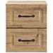 Mobiletto da notte a muro con cassetto 2 pcs Rovere Artigianale - Foto miniatura 5