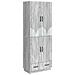Set di armadi 2 pcs Sonoma grigio Legno ingegnerizzato - Foto miniatura 1