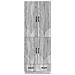 Set di armadi 2 pcs Sonoma grigio Legno ingegnerizzato - Foto miniatura 4