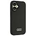 Custodia In Silicone Audi Per Iphone 16 (6.1) Nera - Custodia Protettiva - Foto miniatura 2