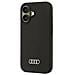 Custodia In Silicone Audi Per Iphone 16 (6.1) Nera - Custodia Protettiva - Foto miniatura 3