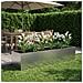 Vaso da giardino Argento 280 x 80 x 60 cm Acciaio Inox - Foto miniatura 2