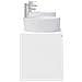 Set di Armadi da Bagno 3 pz Bianco Lucido 49,5 x 44,5 x 65 cm - Foto miniatura 10