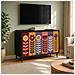 Mobile TV ESSEN 69 x 33 x 50,5 cm Rovere Nero - Foto miniatura 2