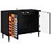 Mobile TV ESSEN 69 x 33 x 50,5 cm Rovere Nero - Foto miniatura 3