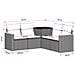 Set di divani 5 pz Grigio e Grigio Scuro - Foto miniatura 5