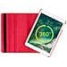 Custodia Stand Girevole 360° Per Apple Ipad 9.7 2017 - Rossa - Foto miniatura 4