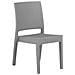 Sedia Da Giardino In Rattan-grigio Chiaro Set Di 4 Pz Fossano - Foto miniatura 6