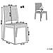 Sedia Da Giardino In Rattan-grigio Chiaro Set Di 4 Pz Fossano - Foto miniatura 16