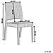 Sedia Da Giardino In Rattan-grigio Chiaro Set Di 4 Pz Fossano - Foto miniatura 11