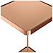 Tavolino Color Rame Alsea Alto - Foto miniatura 5
