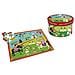 Scratch Puzzle 60pcs: Knight's Battle 60x43.5cm, In Box Diam. 22xh12cm, 4+ - Foto miniatura 1
