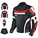 Giacca Moto Manica Staccabile Tessuto Protezioni Ce Sfoderabile Gilet Rosso 2xl - Foto miniatura 1