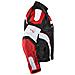 Giacca Moto Manica Staccabile Tessuto Protezioni Ce Sfoderabile Gilet Rosso 2xl - Foto miniatura 5