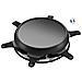 Re151812 Macchina Per Raclette Multifunzione Plancha E Crepe 6 Persone Nero - Foto miniatura 1