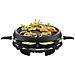 Re151812 Macchina Per Raclette Multifunzione Plancha E Crepe 6 Persone Nero - Foto miniatura 4