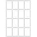 Multi-purpose labels 25x40mm white 512 pcs. - Foto miniatura 7