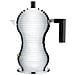 Caffettiera espresso pulcina nero 3 tazza alluminio - Foto miniatura 1