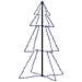 Albero di Natale a Cono 160 LED per Interni Esterni 78x120 cm - Foto miniatura 2