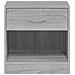 Comodino 2 Pz Con Cassetto Grigio Sonoma - Foto miniatura 7