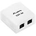 Presa Di Superficie Con 2 X Rj45 Cat. 5e Utp Non Schermati - Foto miniatura 2