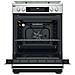 Cucina Elettrica IS67G4PHW /E 4 Zone a Gas Forno Elettrico Classe A Dimensioni 60 x 60 cm Colore Nero /Bianco - Foto miniatura 3