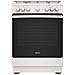 Cucina Elettrica IS67G4PHW /E 4 Zone a Gas Forno Elettrico Classe A Dimensioni 60 x 60 cm Colore Nero /Bianco - Foto miniatura 1