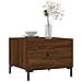 Tavolini Salotto 2 Pz Rovere Marrone 50x50x40 Legno Multistrato - Foto miniatura 3