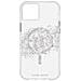 Cover Magsafe Per Iphone 15 Silicone Paillette Bianca Case Mate Karat - Foto miniatura 1