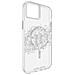 Cover Magsafe Per Iphone 15 Silicone Paillette Bianca Case Mate Karat - Foto miniatura 5