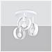 Lampada Da Soffitto Titran 3 Bianco Sl. 1136 - Moderno Lampade Da Soffitto Bianco 34.5x30x30 Cm - Foto miniatura 2