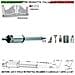 Pistone Elettromeccanico 220 V Stelo Retrattile Corsa 600 Mm 220 V Per Cancello Battente Anta 3,5 Metri Spinta 250 Kg - Foto miniatura 1