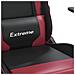 Sedia Gaming Nero e Rosso Vino in Similpelle - Foto miniatura 8