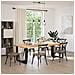 Gambe Tavolo Pranzo A Forma T 2pz Nero 90x35x(72-73)cm Acciaio - Foto miniatura 2