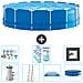Piscina Fuori Terra - In Giro - 457x457x122 Cm - Blu - Include Accessori Coordinati Cb43 - Foto miniatura 1