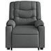 Poltrona Alzapersona Reclinabile Elettrica Grigio Scuro Tessuto - Foto miniatura 9