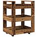 Carrello da Cucina  in Legno Vecchio 60x45x80 cm in Legno Ingegnerizzato - Foto miniatura 1