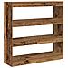 Mobile Libreria/Divisore - Legno rustico - 100x30x103cm - Legno ingegnerizzato - Foto miniatura 1
